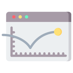 Bounce rate icon