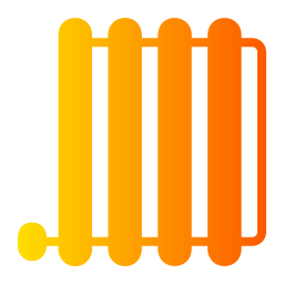 Central heating icon