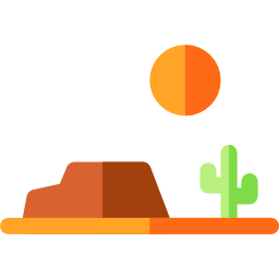 deserto Ícone