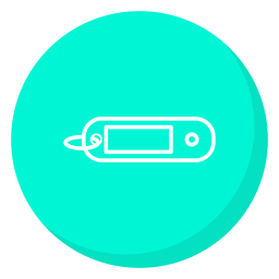 Key tag icon