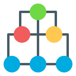 hiërarchische structuur icoon