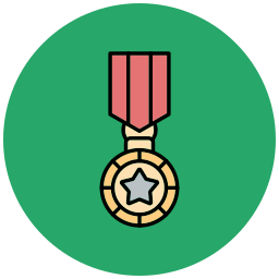 medaglia icona