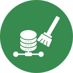 Data cleansing icon