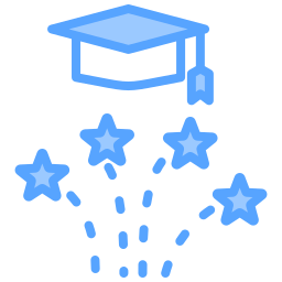 graduación icono