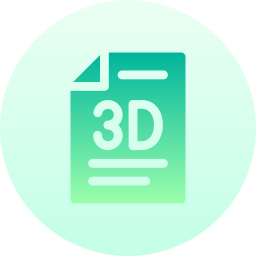 Arquivo 3d Ícone