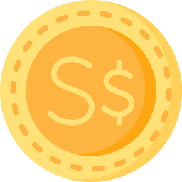 Сингапурский доллар иконка