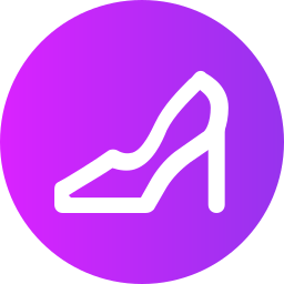 Heeled shoes icon