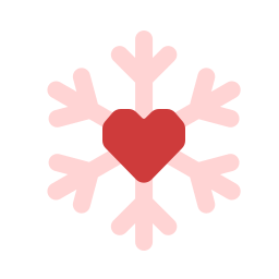 Cold heart icon
