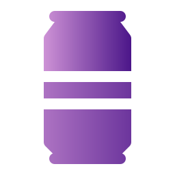 Canned water icon