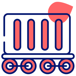 Container truck icon