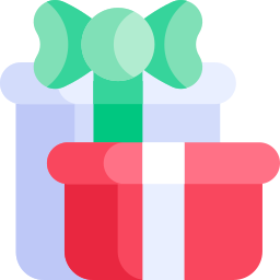 caja de regalo icono