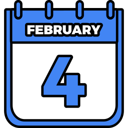 4 de febrero icono