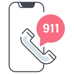 911 call icon