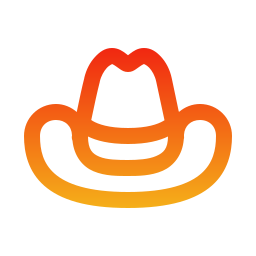 sombrero de vaquero icono