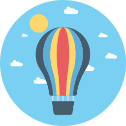 Air balloon icon