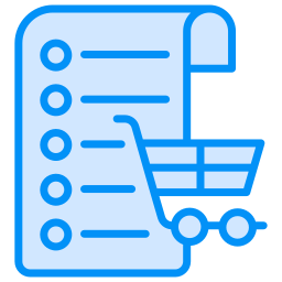 Shopping list icon