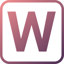 Letter w icon