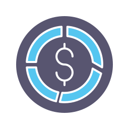 diagramme circulaire Icône