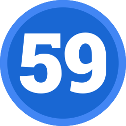 Fifty nine icon