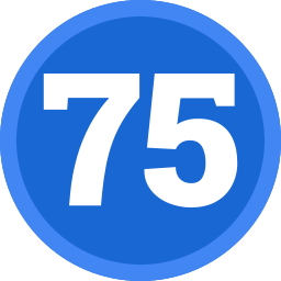 75 Ícone