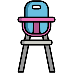 Baby chair icon