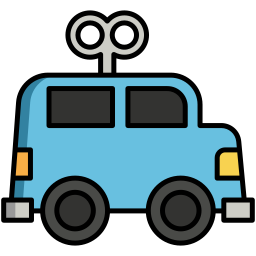 Toy car icon