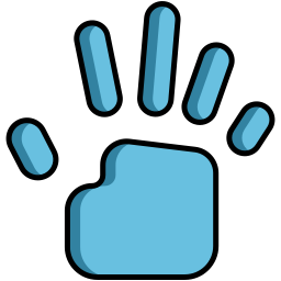 Hand print icon
