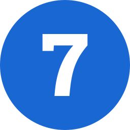 Число 7 иконка