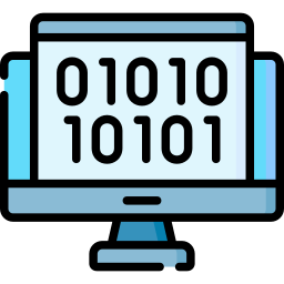 Binary code icon