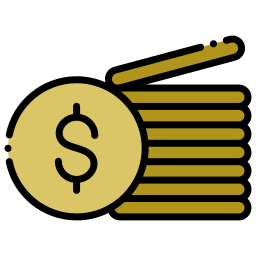 dólar icono