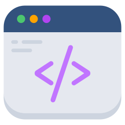 Web coding icon