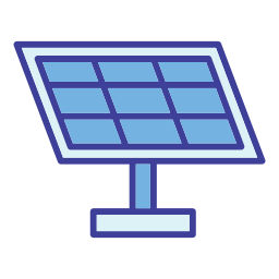 energía solar icono