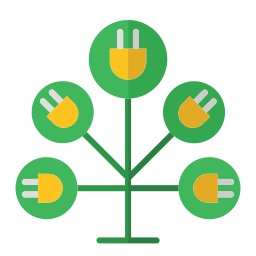 Énergie renouvelable Icône