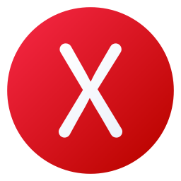 Letter x icon