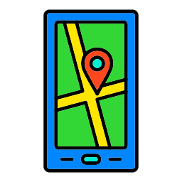 Mobile map icon