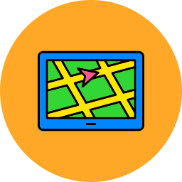 geographisches positionierungs system icon