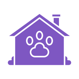 casa de mascotas icono
