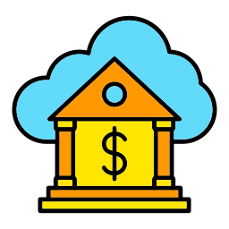 cloud banking icon