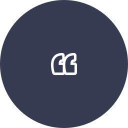 Left quotes icon