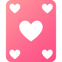 Heart card icon