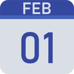 01 de febrero icono