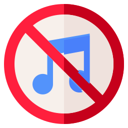 No music icon