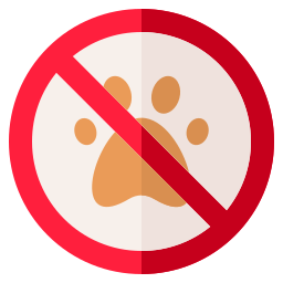 No pets allowed icon