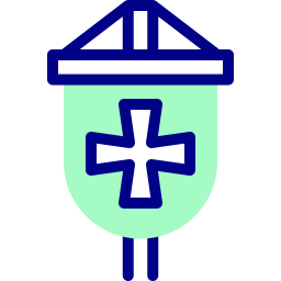 heraldische flagge icon