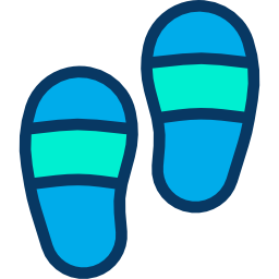 Flip flops icon