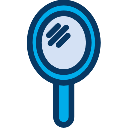 Hand mirror icon