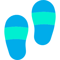 sandálias de dedo Ícone