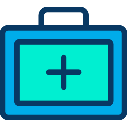 First aid kit icon