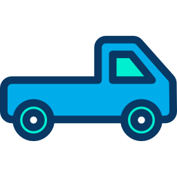 Pickup truck icon