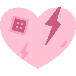 Broken heart icon